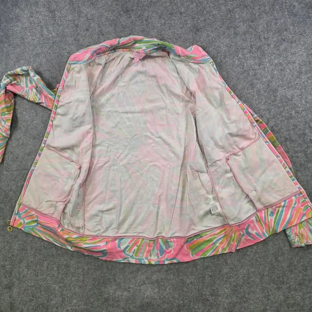 Lilly Pulitzer Shellabrate Jacket Womens XS Shell Full Zip‎ Lightweight Tropical